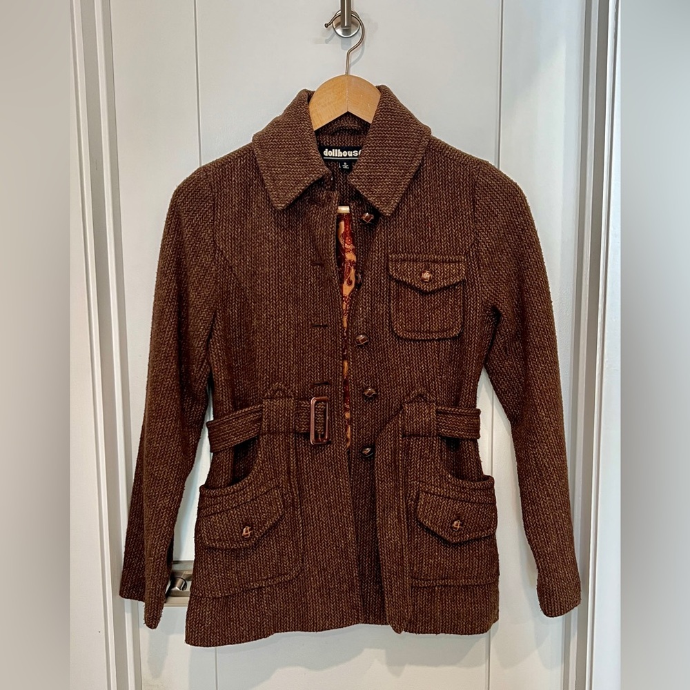 Vintage style wool jacket